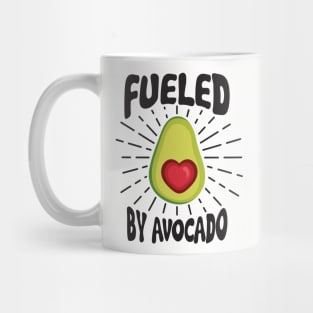 Fueled By Avocado Vegan Lifestyle Plant Based Diet Mug